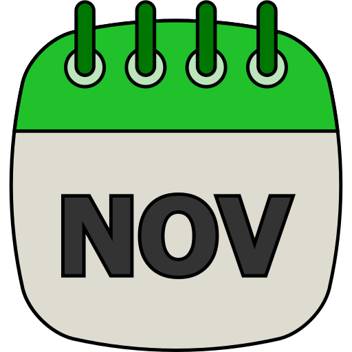 noviembre icono gratis