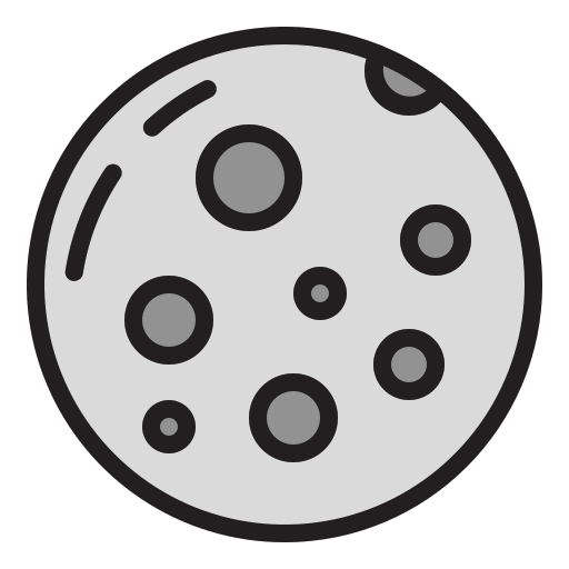 Moon free icon