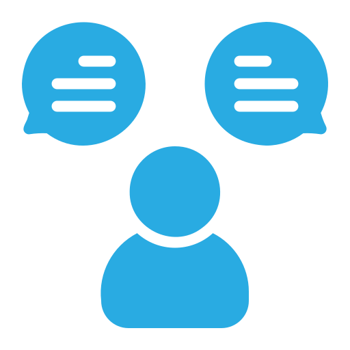 opinión icono gratis