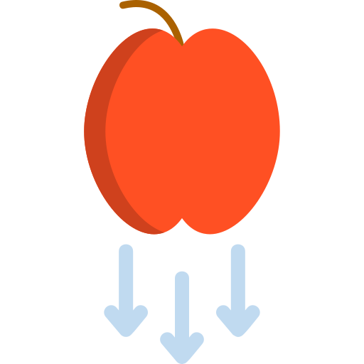 gravedad icono gratis