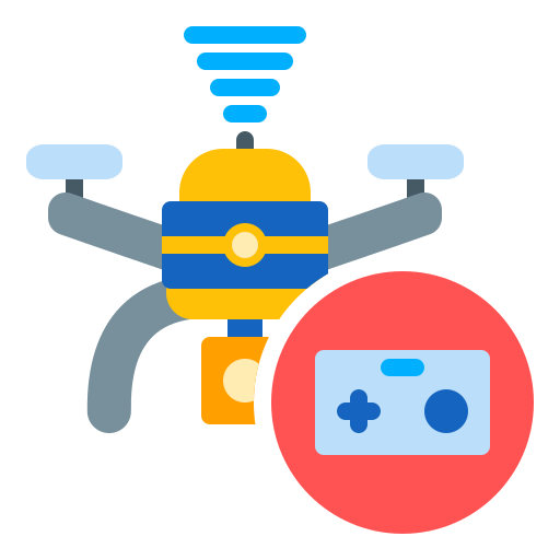 Drone free icon Drone free icon