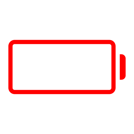 batterie vide Icône gratuit batterie vide Icône gratuit