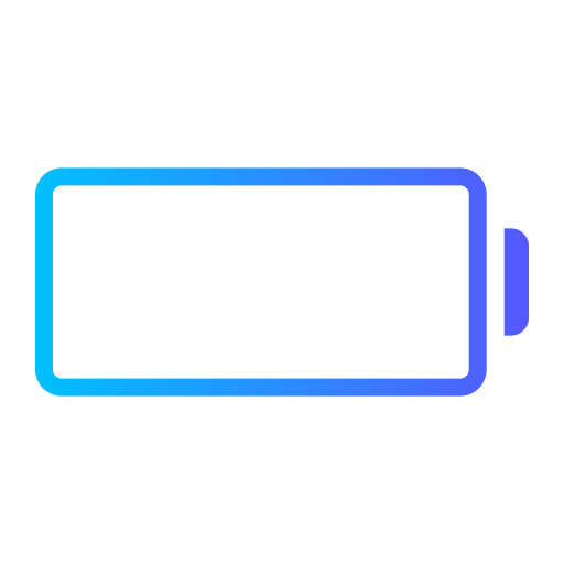 batería vacía icono gratis