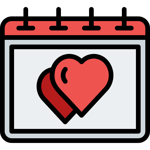 Heart - Free time and date icons