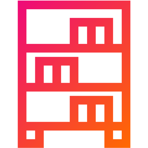 estantería icono gratis