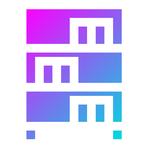 estantería icono gratis