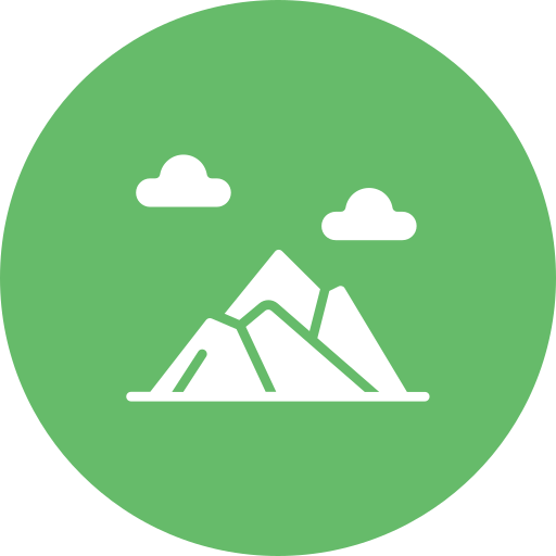 montañas icono gratis