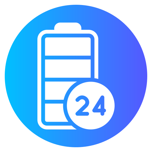 duración de la batería icono gratis