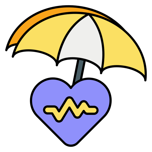 assurance santé Icône gratuit