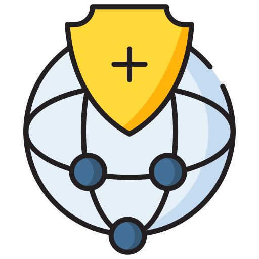 seguridad mundial icono gratis