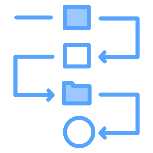 flujo de trabajo icono gratis