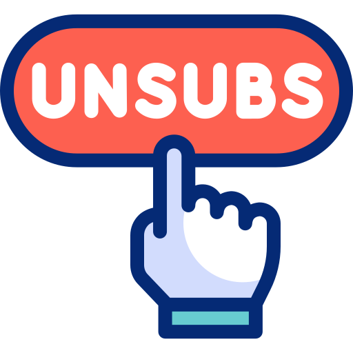 cancelar subscrição grátis ícone