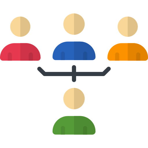 la comercialización del afiliado icono gratis