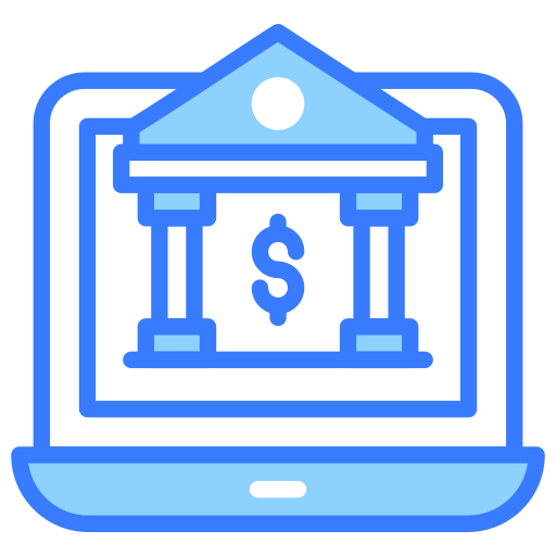 site do banco grátis ícone