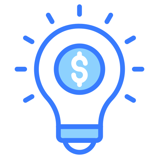 idea financiera icono gratis