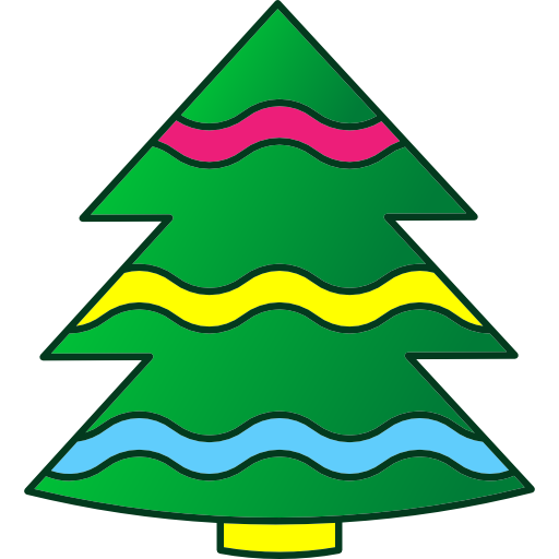 árbol de navidad icono gratis