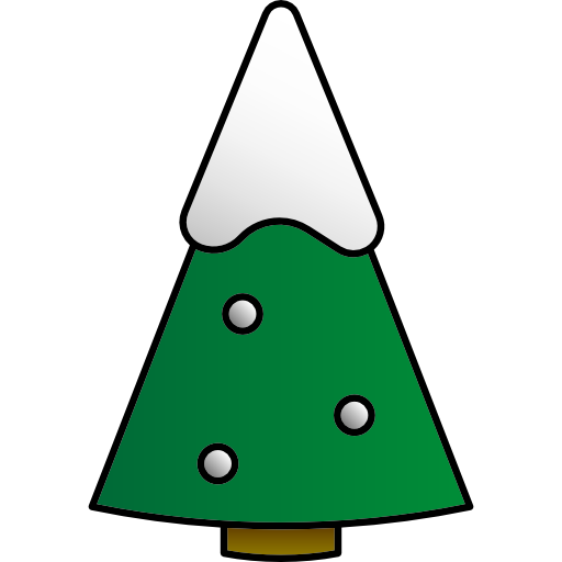 árbol de navidad icono gratis