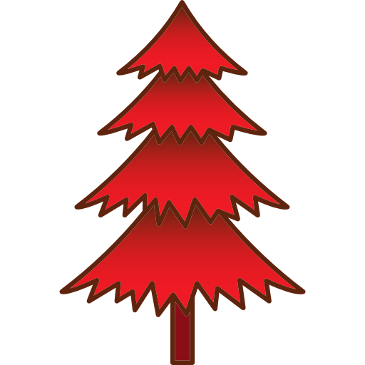 árbol de navidad icono gratis