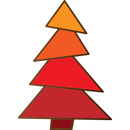 árbol de navidad icono gratis