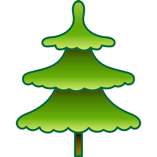 árbol de navidad icono gratis