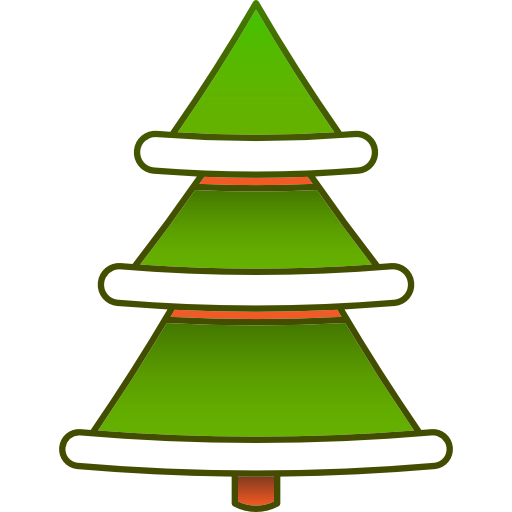 árbol de navidad icono gratis