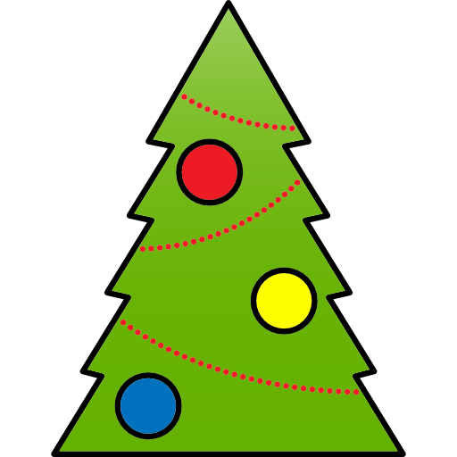 árbol de navidad icono gratis