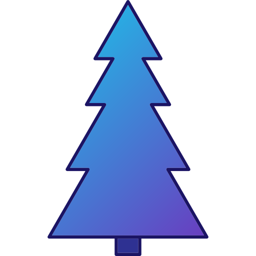 árbol de navidad icono gratis