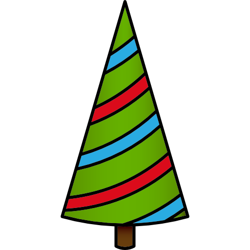 árbol de navidad icono gratis