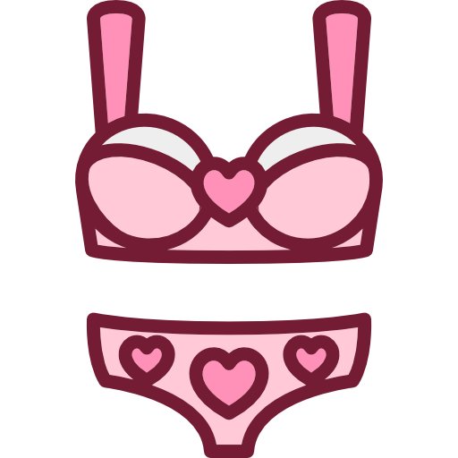 Underwear bra icon outline style Royalty Free Vector Image