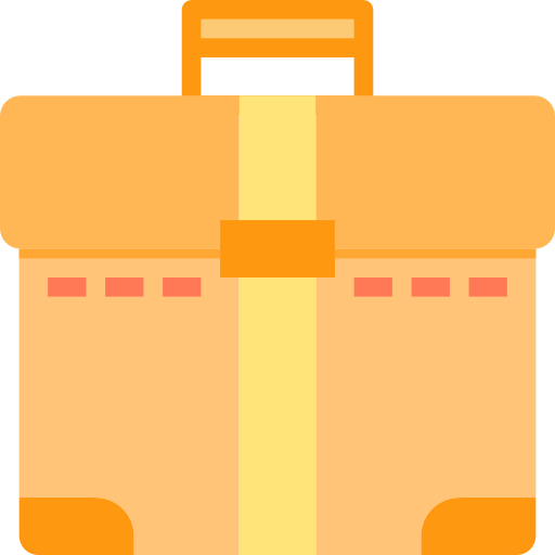 maletín icono gratis