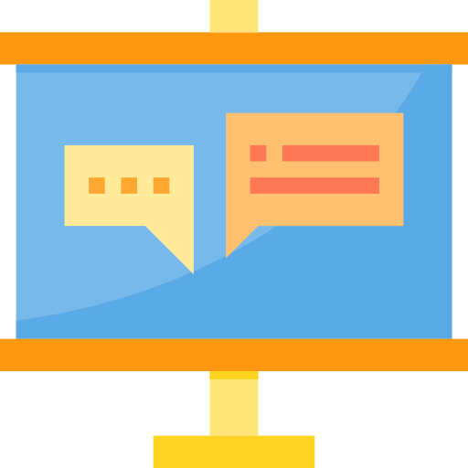 Presentation free icon