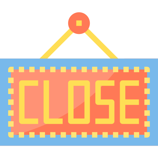 fermer Icône gratuit