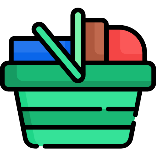 Shopping basket Special Lineal color icon