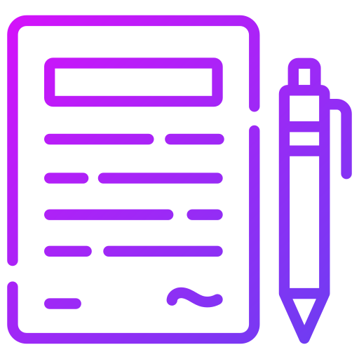 Contract agreement free icon