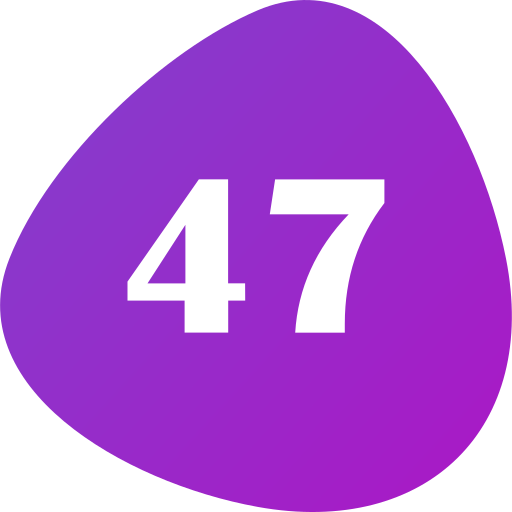 quarenta e sete grátis ícone