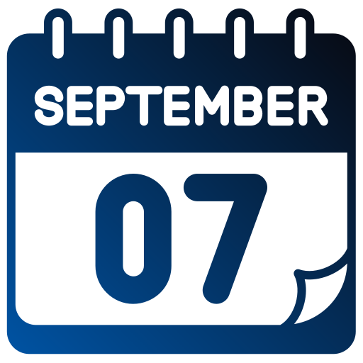 septiembre icono gratis