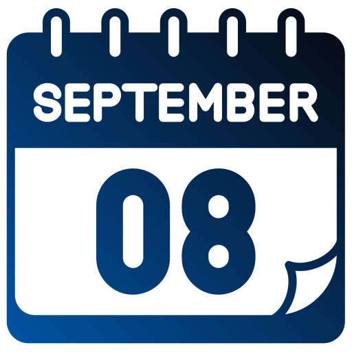 septiembre icono gratis