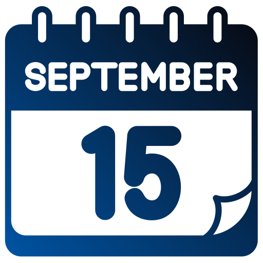 septiembre icono gratis