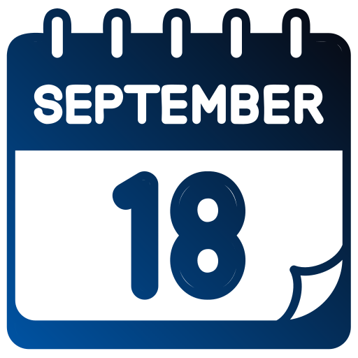 septiembre icono gratis