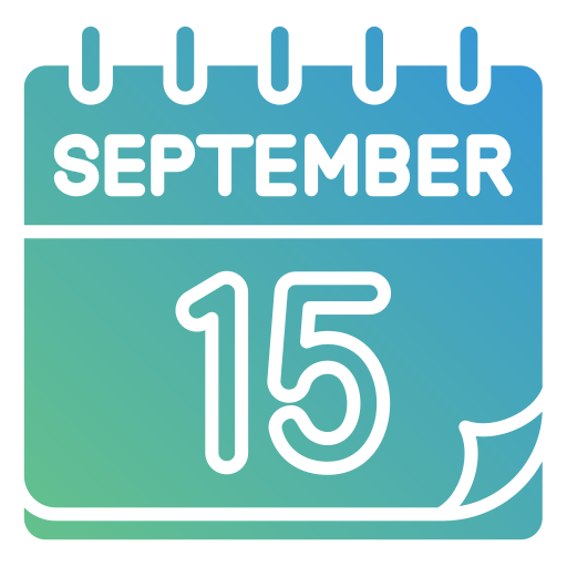 septiembre icono gratis