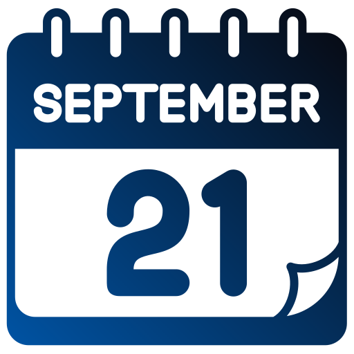 septiembre icono gratis