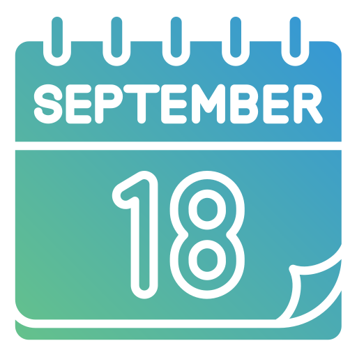 septiembre icono gratis