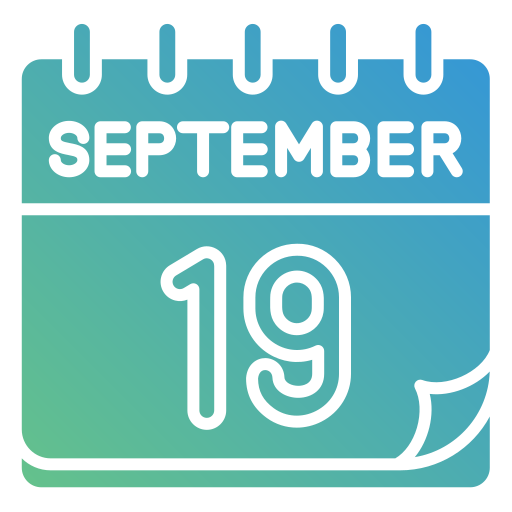 septiembre icono gratis