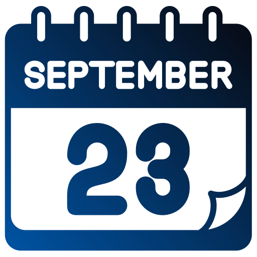 septiembre icono gratis