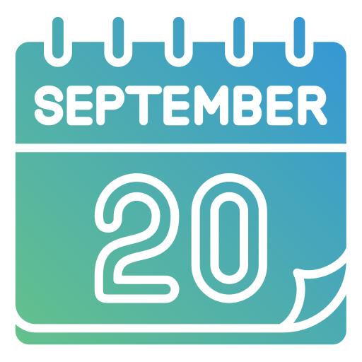 septiembre icono gratis