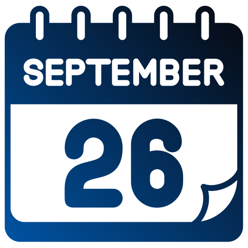 septiembre icono gratis