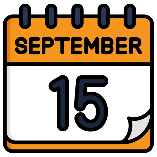 septiembre icono gratis