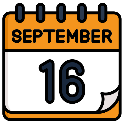 septiembre icono gratis