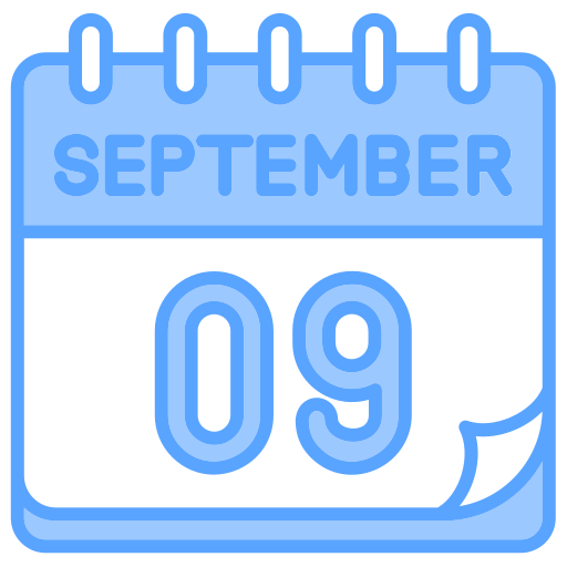 septiembre icono gratis