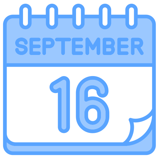 septiembre icono gratis